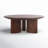 Caya Round Wood Coffee Table-2005950351