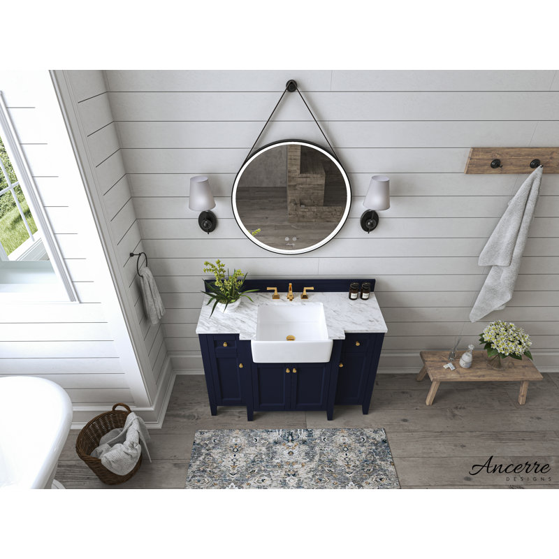 Adeline 48'' W Single Vanity, Navy