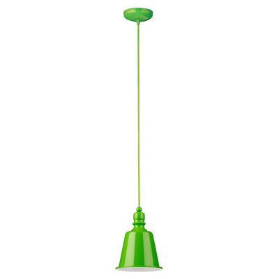 Pagoda 1 - Light Green Bell Pendant