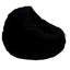 Fauteuil à billes de jardin Original noir, 39,4 po de diamètre x 39,4 po de hauteur | 100% polyester imperméable, capacité de 200 lb, bourre de billes de styromousse recyclée | Double fermeture à glissière cachée, conception moderne pour la détente et le plaisir en plein air-286639737