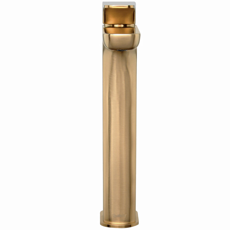 Vessel Sink Bathroom Faucet, Brushed Gold