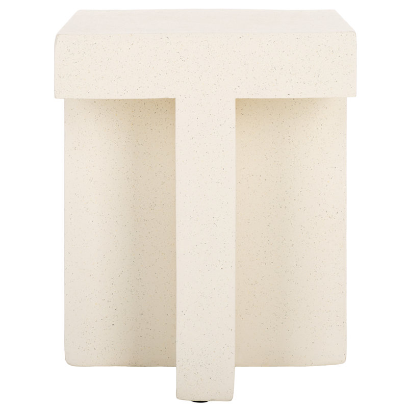 Aldrich Square Accent Table, White