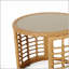 Table d'appoint tissée en rotin avec surface lisse et fabrication robuste TATIana