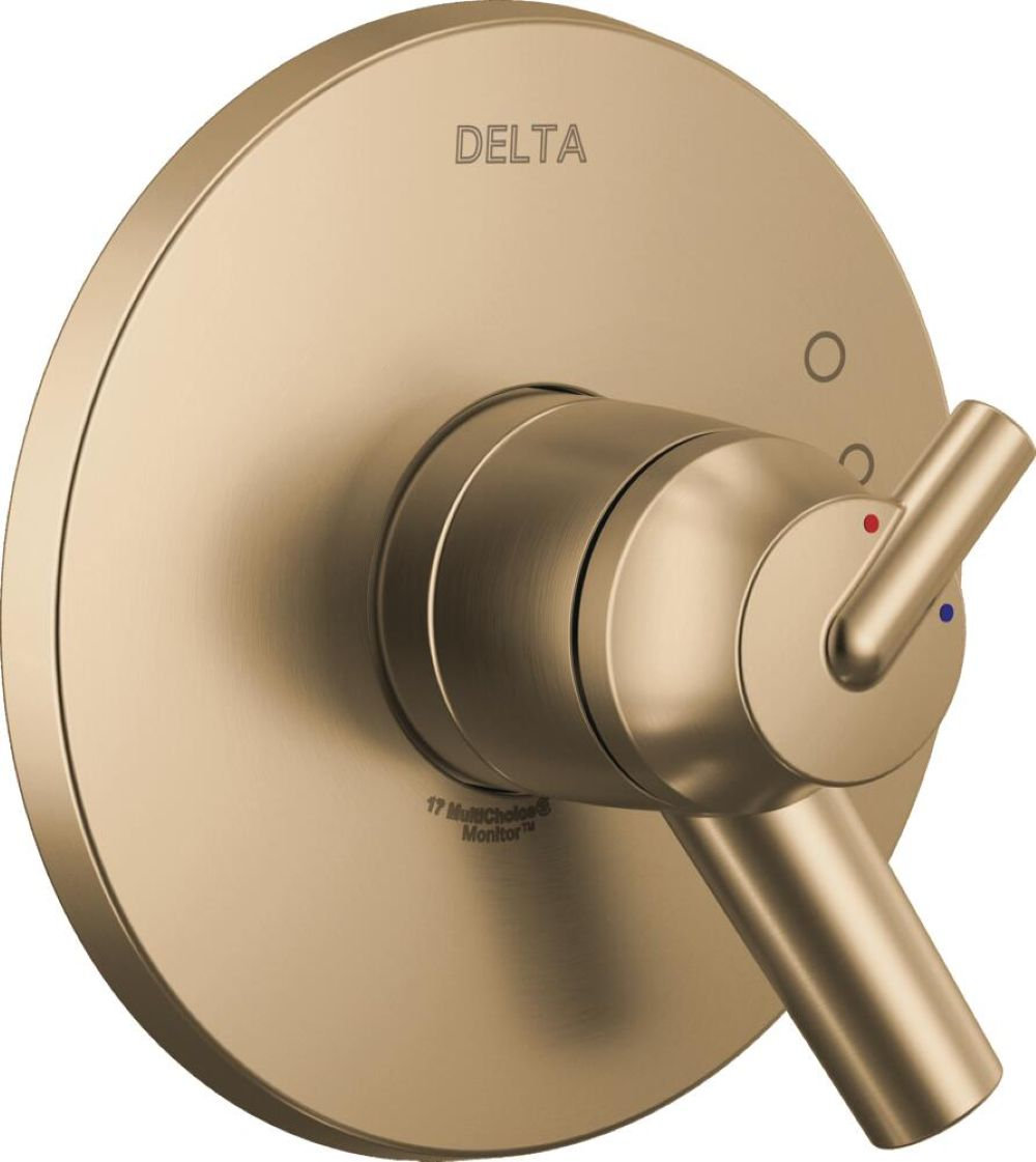 Trinsic 17 Series Dual-Function Valve Trim Kit, Brilliance Champagne Bronze