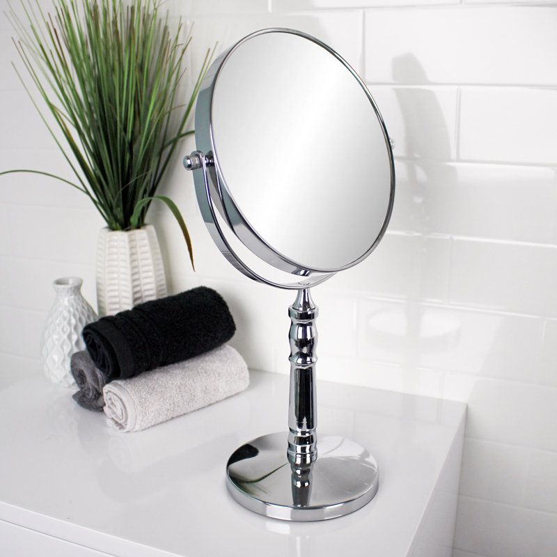 Amraiz Metal Round Floor Mirror