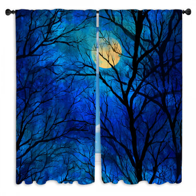 Rideaux obscurcissants Moonlit Trees