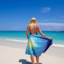 Serviette de plage en microfibre Caroli-75204853