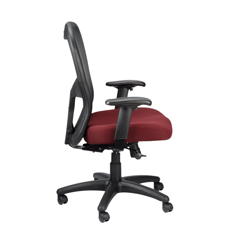 Tempur-Pedic TP9000C Mesh Swivel Task Chair with Tempur Material, Cooling Gel Layer, Adjustable Armrests, and Lumbar Support