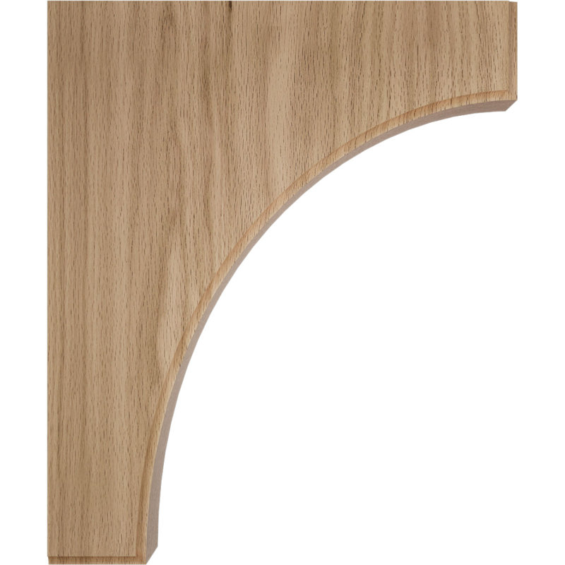 Clarksville Bracket, Red Oak, 3.5" W x 10" D x 12" H