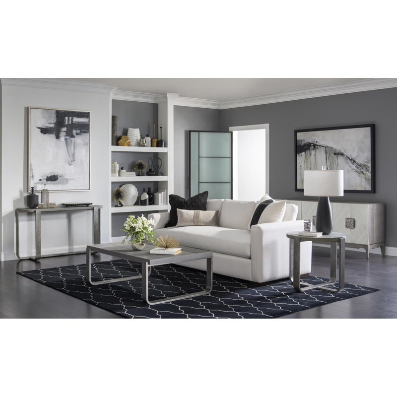 Table d'appoint ronde Zada Base en métal
