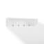 Tablette flottante rectangulaire avec crochets Cresthire-1849627730