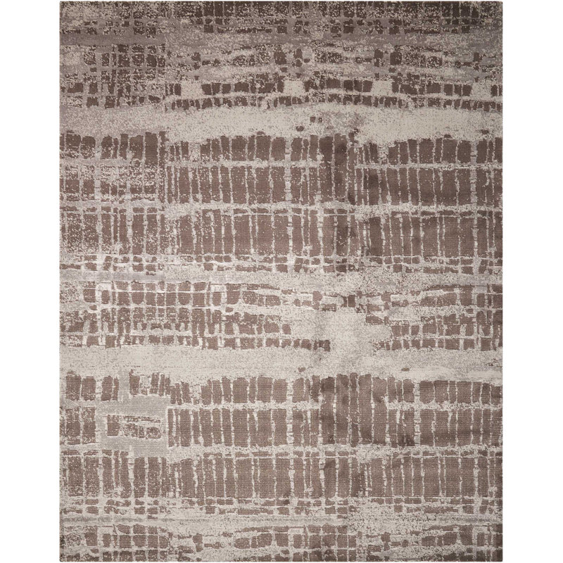 Tapis gris anthracite moderne Cannes, Rectangle 2 pi 3 po x 3 pi