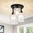Cheneyville Glass Semi Flush Mount