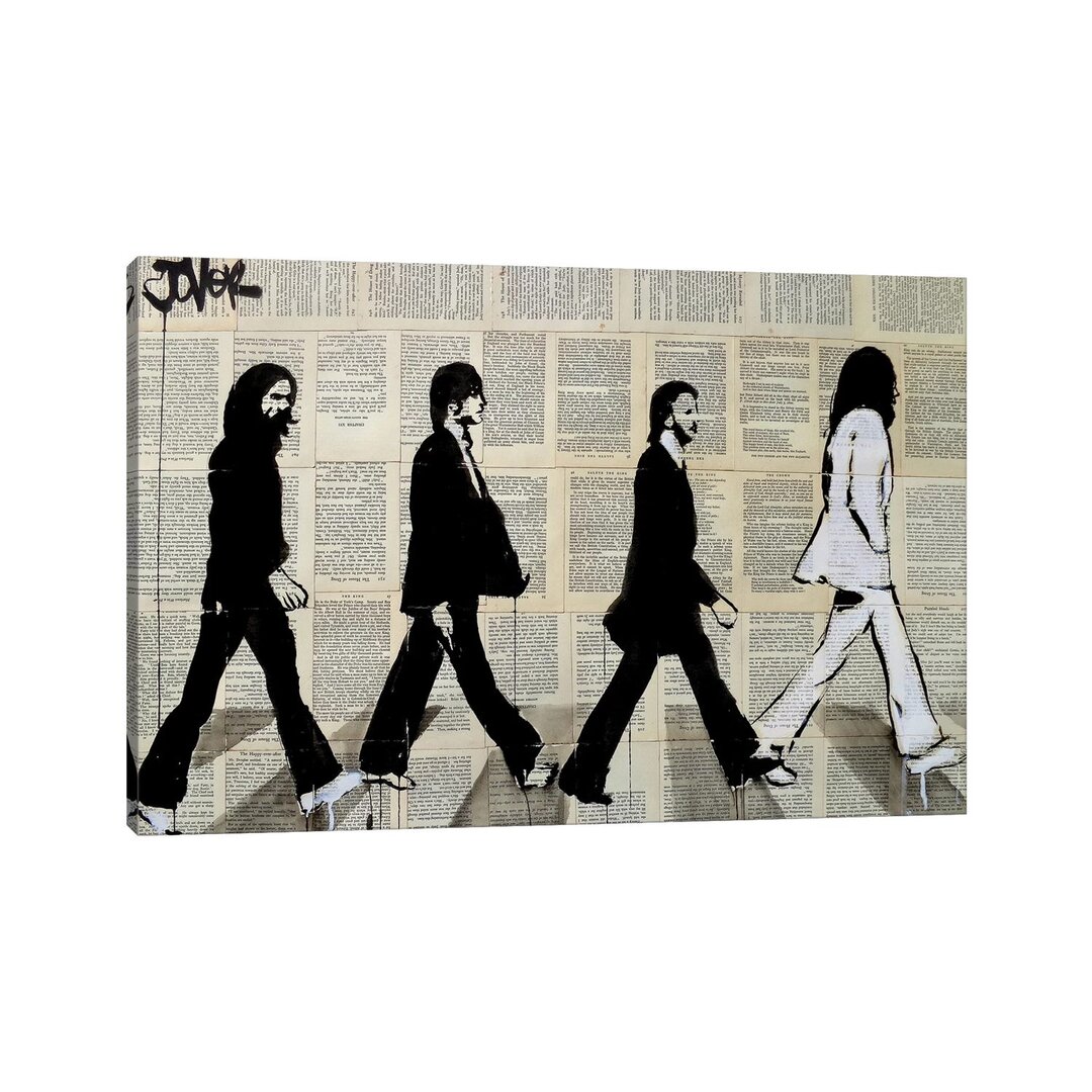 Leinwandbild The Crossing of Abbey Road von Loui Jover