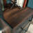 Narrow Bookcase with Modern Design, Brown Finish