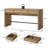 Pomodoro Boho Rattan 3-Drawer Storage Desk-861470907-867220978
