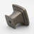 Deco 1 1/4" Length Square Knob Multipack-13240816