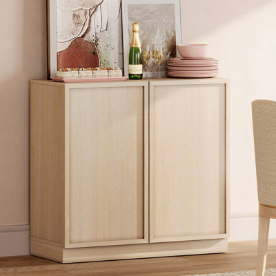31.5" Modern Sideboard Buffet Cabinet with 2 Doors, Multifunctional Sideboard with Large Storage and Adjustable Shelf