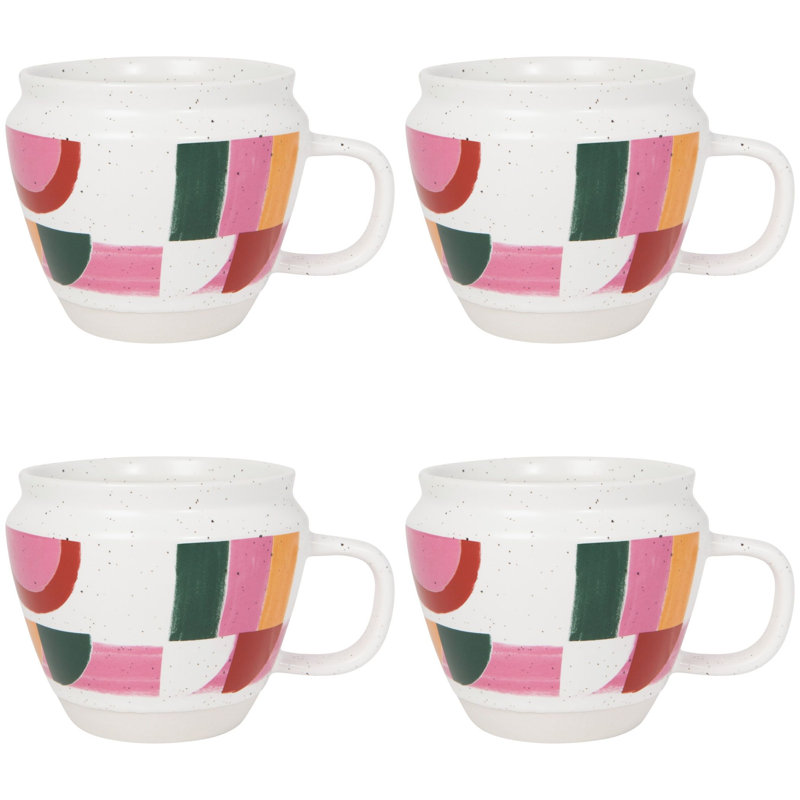 Set of 4 Mug Formation Prism