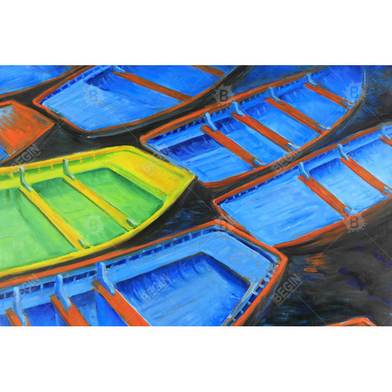 «Small Canoes», H 24 po x l 36 po