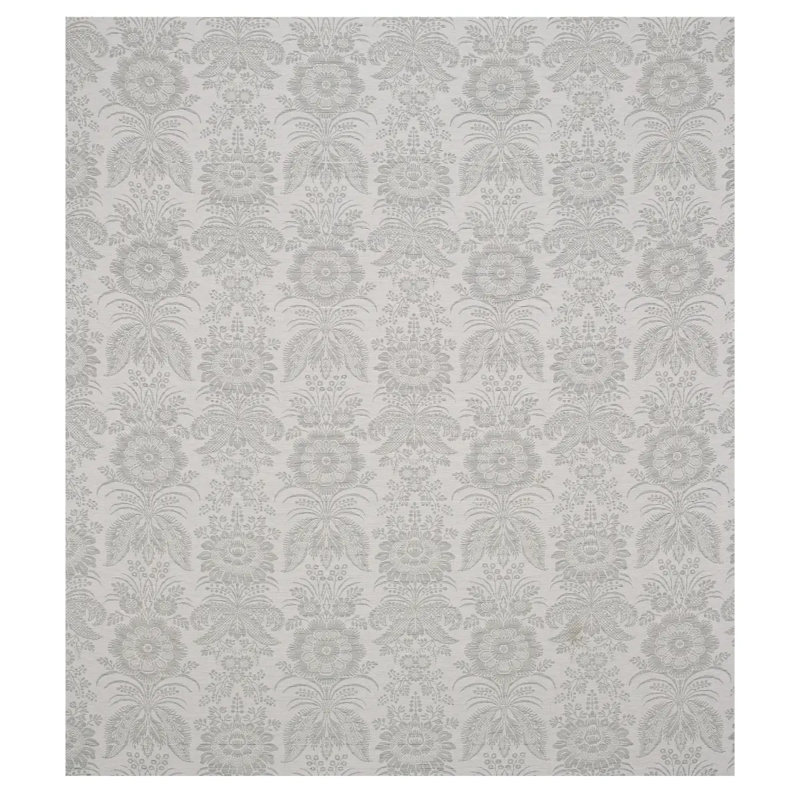 Greta Damask Fabric, Gray
