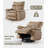 41.7" Wide Oversized Manual Recliner, PU Leather Swivel Rocker Chair with Thick Sponge Cushion-1307911916
