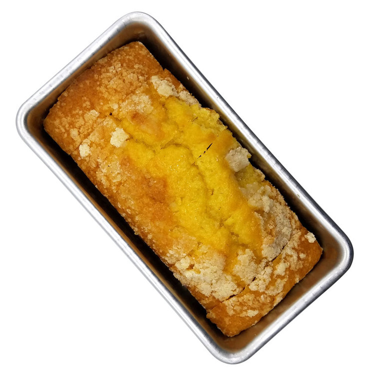 Kitchen Supply Wholesale 4.15'' x 8'' Aluminum Loaf Pan