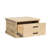 Coffee Table In Brown With Spacious Storage Drawer And Open Shelf For Decor Items, Multifunctional Design, Structure, Compact Dimensions Ideal Different Rooms, Construction, Quick Setup