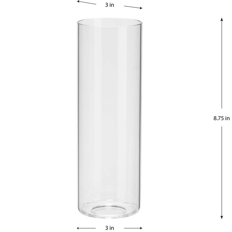 8.75'' H x 3'' W Glass Wall Sconce Shade