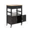 Haverhille Solid Wood Top Kitchen Trolley-1261120042