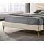 Lit de tête de lit capitonné de style Mid-Century moderne en flanelle capitonnée, un meuble de chambre à coucher idéal pour le rétro-1071317034