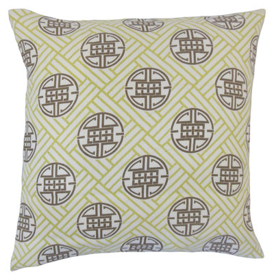 Coussin décoratif en lin Gambhiri
