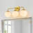Belmira 3 - Light Dewdrop Opal Globe Wall Sconce