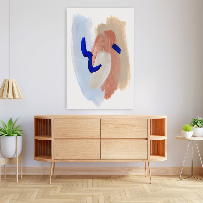 Art contemporain, art contemporain abstrait, H 48 po x l 32 po