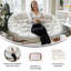 Chaise pliante à double soucoupe avec structure en acier-793067736