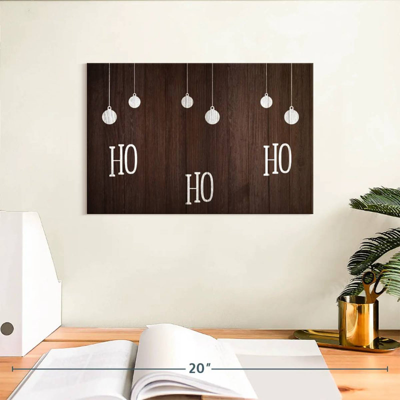 Ho Ho Ho Santa, H 8 po x l 12 po