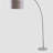 Goslar 86 " Arched Floor Lamp