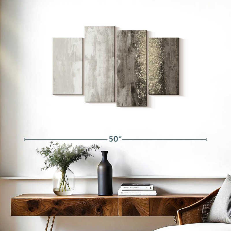 Avery Glitter Rain I, 22" H x 36" W