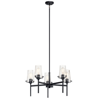  Lustre sphérique Spoutnik à 5 lumières