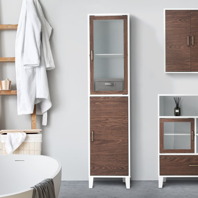 Armoire à linge l 13 po x H 63 po x P 15,03 po Baruch