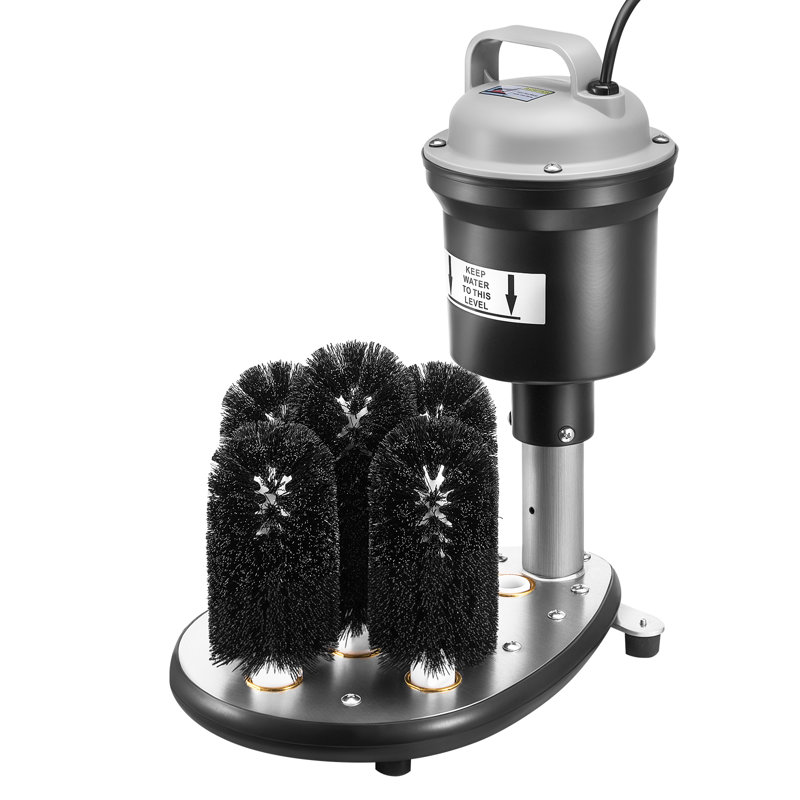 Nettoyeur de vitres électrique 5 brosses pour bar à verre 1200 tasses / h pour verre à vin