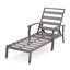 Chaise longue inclinable 62,2 po avec coussins