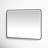 Ortegon Metal Flat Wall Mirror-46312928-46312940