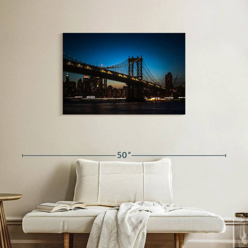 Lilie romantique Manhattan Bridge, H 24 po x l 36 po