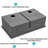30" Double Bowl 50/50 Undermount Stainless Steel Kitchen Sink 16 Gauge, 10" Deep Basins, Hand - Crafted, Rear 3.5 Drain, X Grooves For Smooth Water Flow, 3Mm Soundproofing, Condensation, Included