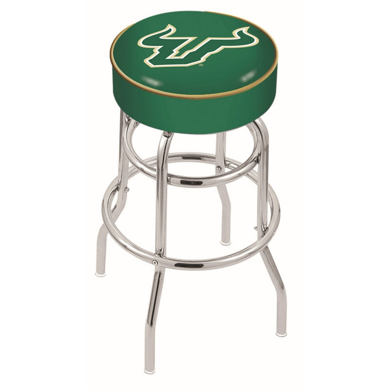 NCAA Swivel Bar & Counter Stool, Counter Stool (25" Seat Height), South Florida