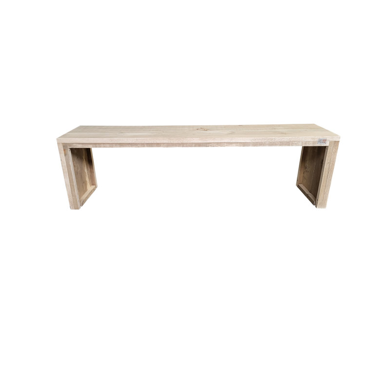 Michigan Garden Bench Made Of Engineered Wood, 43 cm H x 170 cm W x 38 cm D
