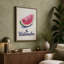 The Watermelon Botanical - Wrapped Canvas-1668960962-1668960988