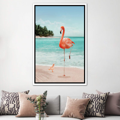 «Wannabe Flamingo» par Jonas Loose - reproduction d'art