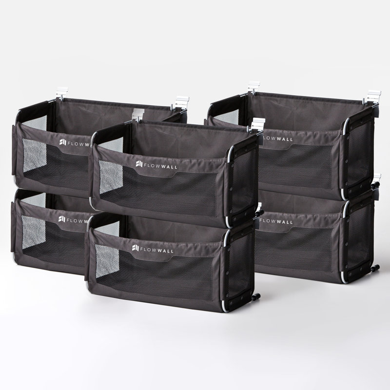 Flow Wall Soft Storage Bin 6Pk